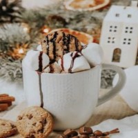 Chocolat chaud : cookies