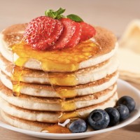 Sun pancake fraise