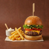 Beef burger + frites